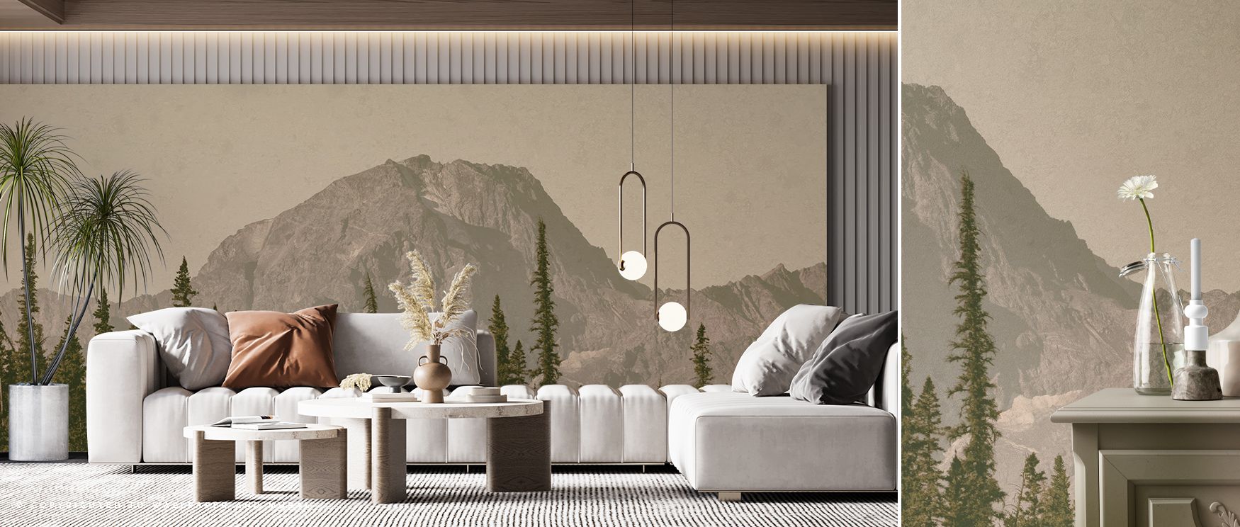 Across its tones, the Mountainous IV Wallpaper conveys calm rhythm. Peaks rise with balance, shaping interiors with serenity. Bedrooms or offices gain atmosphere enriched with natural charm. The wallpaper reflects composure, turning walls into scenic expr