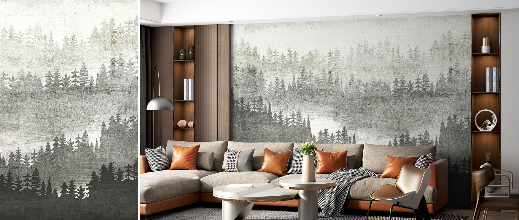 Silver tones carry elegance in the Mountainscape Silver Wallpaper, where peaks rise with calm presence. Its imagery enriches bedrooms or offices, shaping interiors into spaces filled with serenity. Walls become reflections of refinement, carrying rhythm i