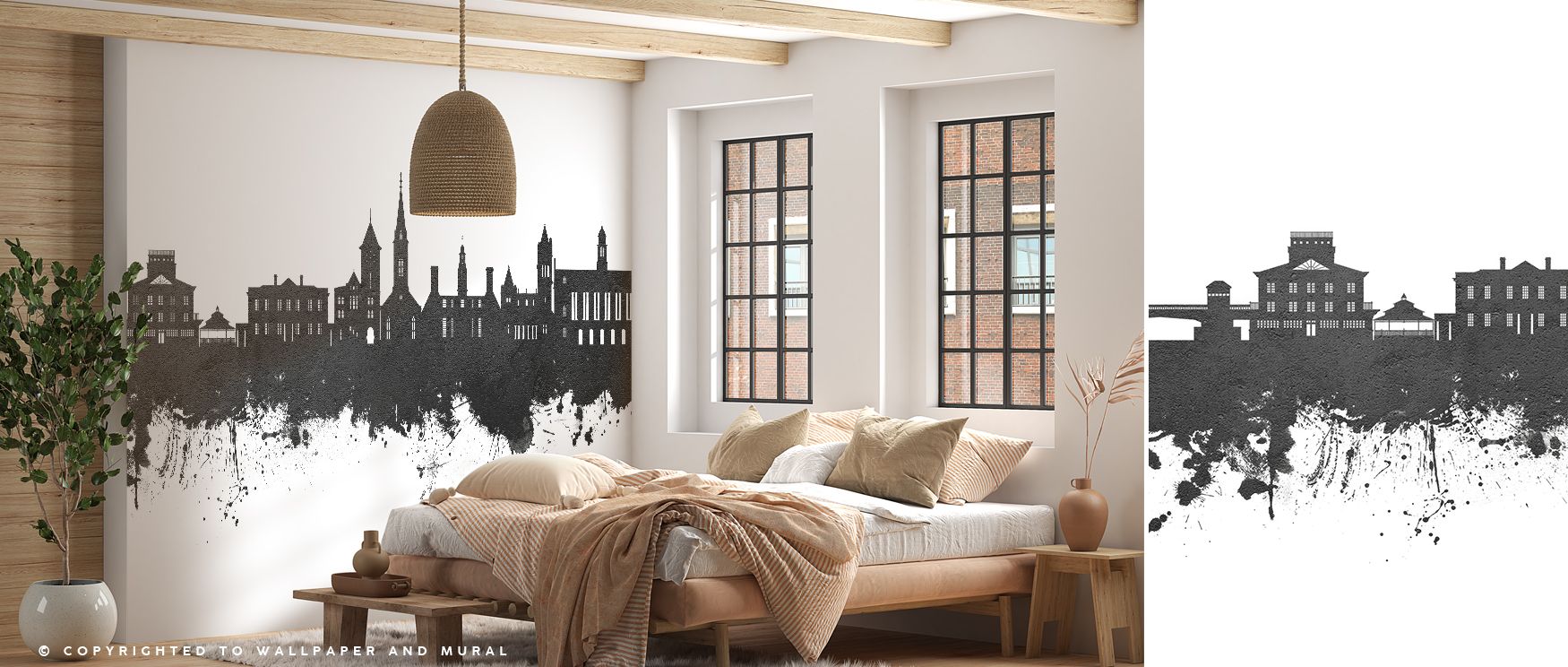 Minimal tones define the New Bern North Carolina Skyline Black & White Wallpaper, where forms convey rhythm. Its imagery enriches living rooms or bedrooms, creating atmosphere alive with heritage. Walls reflect composure, turning interiors into reflective