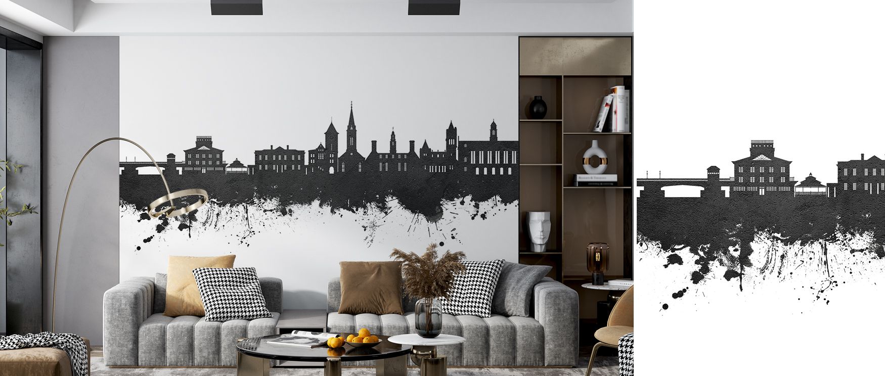 Minimal charm emerges in the New Bern North Carolina Skyline Black & White Wallpaper, where tones reflect heritage. Its imagery enriches offices or bedrooms, creating atmosphere filled with balance. Walls become enriched with cultural depth, turning inter