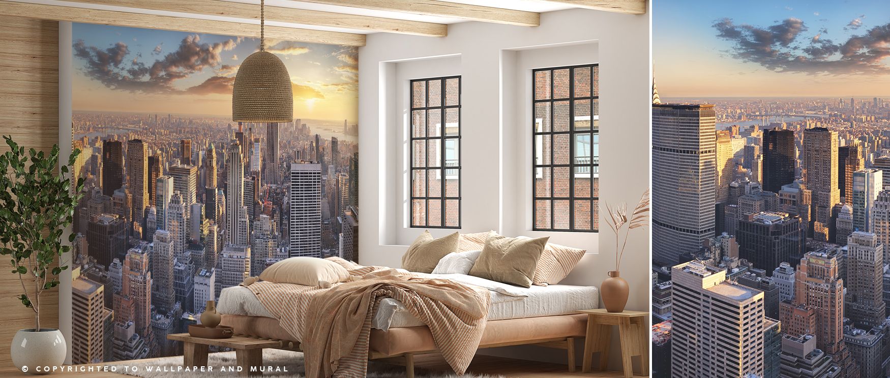 New York City Sunset Wallpaper conveys vibrancy through radiant tones, where silhouettes glow against evening skies. Its design enriches bedrooms or offices, creating atmosphere alive with rhythm. Walls resonate with elegance, turning interiors into metro