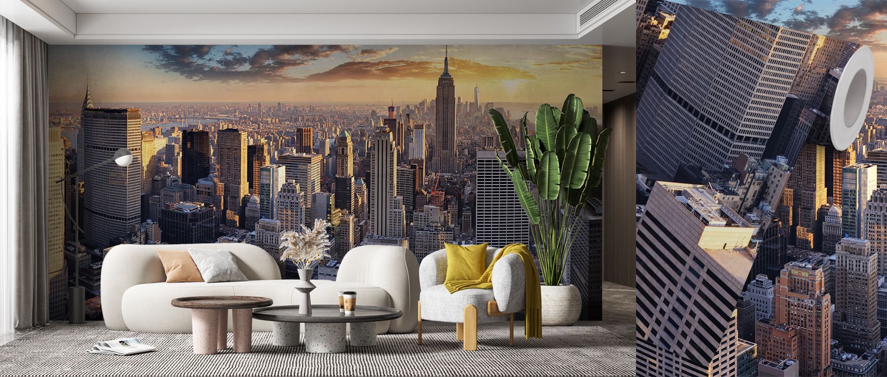 New York City Sunset Wallpaper layers tones across architectural silhouettes, where imagery reflects elegance. Its design enriches bedrooms or offices, creating atmosphere filled with rhythm. Walls resonate with composure, turning interiors into metropoli