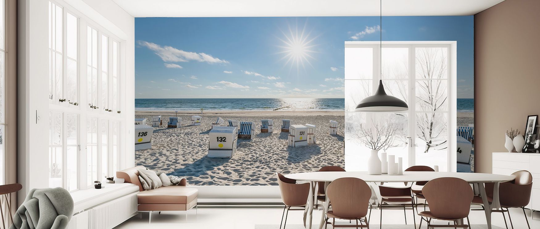 The North Sea Light Wallpaper layers imagery across luminous tones, where forms convey calm rhythm. Its design enriches bedrooms or living rooms, creating atmosphere alive with balance. Walls resonate with composure, shaping reflective interiors enriched 