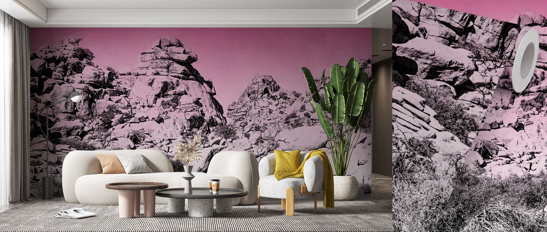 Ombre Adventure IV Wallpaper conveys creativity through gradient tones, where imagery reflects harmony. Its design enriches bedrooms or offices, creating atmosphere filled with serenity. Walls resonate with artistry, turning interiors into reflective land