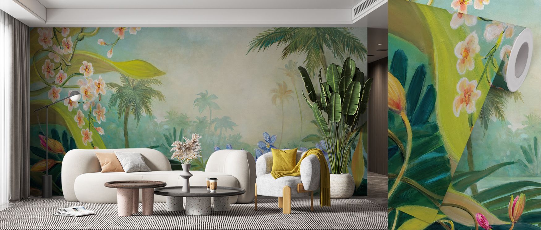 Orchid River Wallpaper reflects charm through balanced floral patterns, where imagery conveys vitality. Its design enriches bedrooms or kitchens, creating atmosphere alive with serenity. Walls resonate with composure, turning interiors into reflective spa