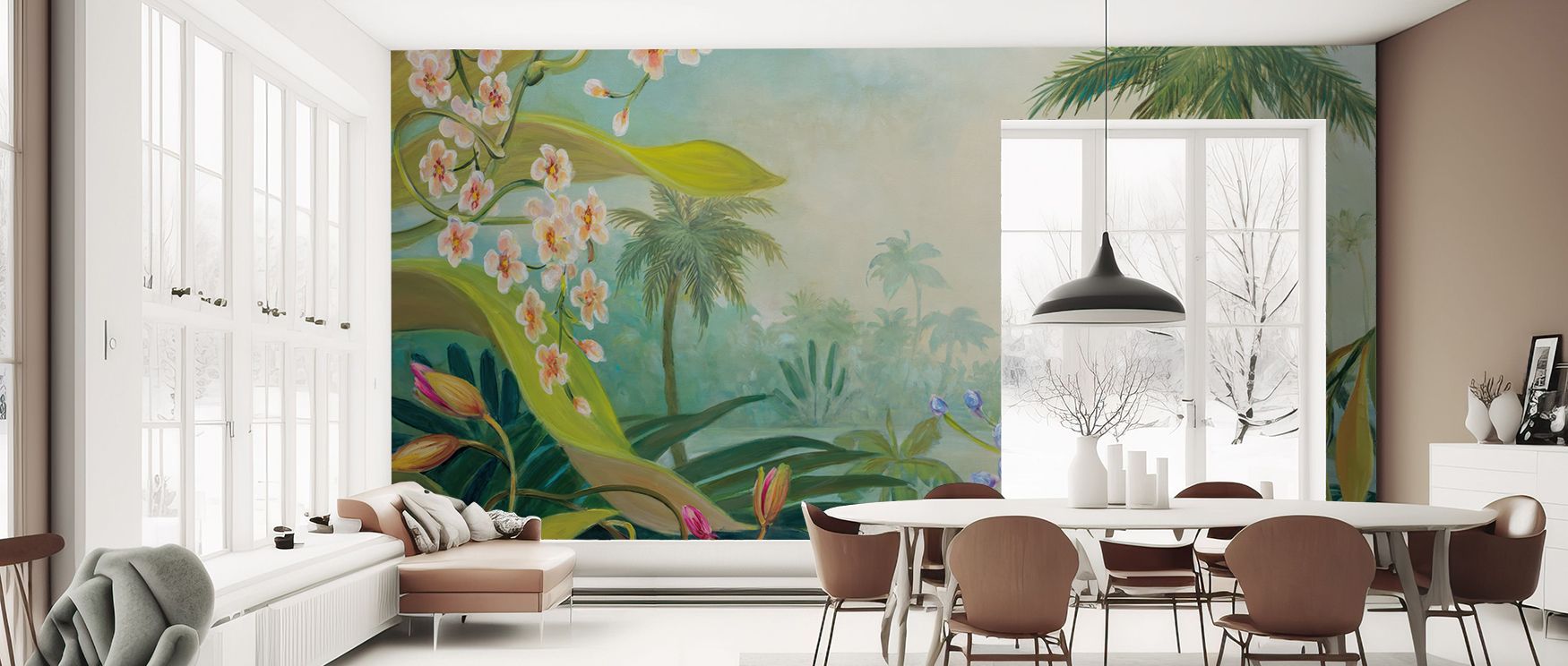 Grace emerges in the Orchid River Wallpaper, where floral details enrich imagery. Its design enriches bedrooms or living rooms, creating atmosphere alive with serenity. Walls resonate with composure, turning interiors into reflective settings enriched wit
