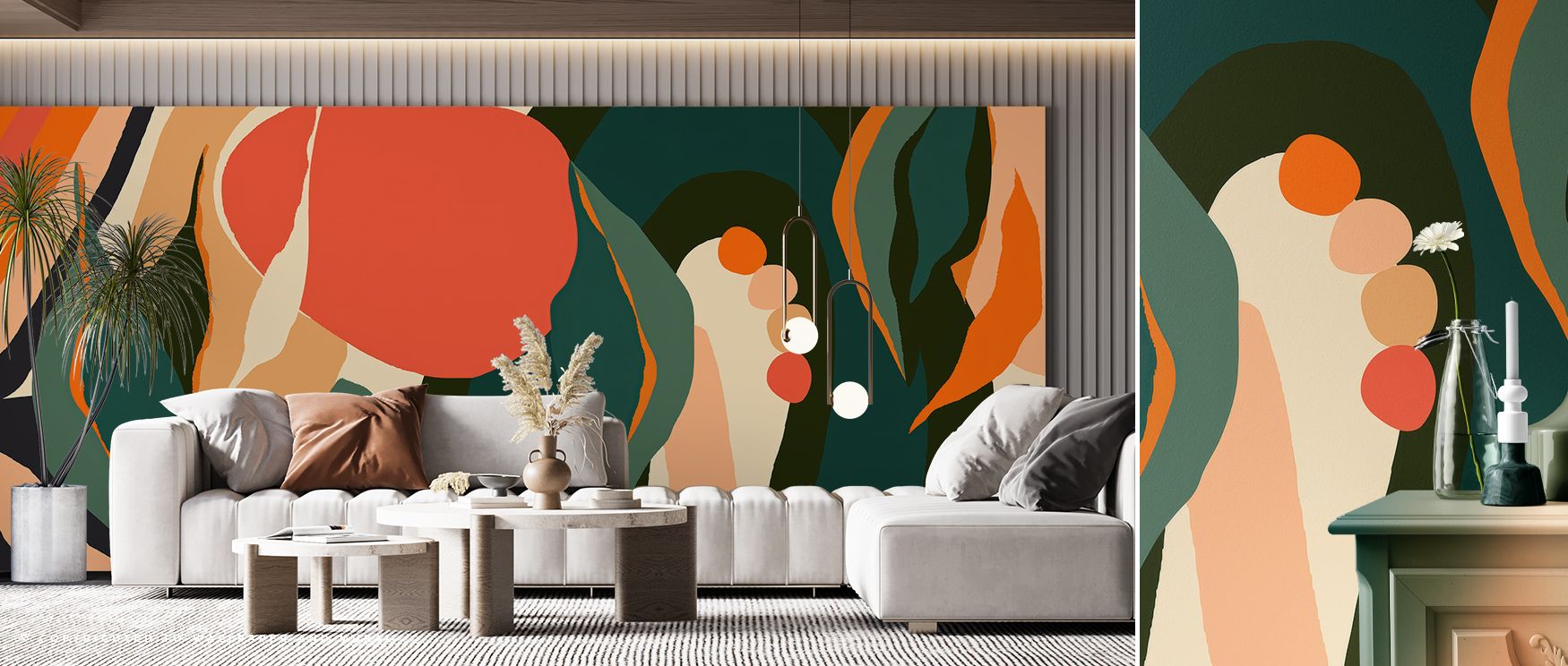The Palm Desert Wallpaper offers atmosphere where desert tones meet palm silhouettes in harmony. Each motif suggests quiet movement within stillness, while muted colors provide calm clarity. The design feels expansive yet subtle, evoking the openness of w