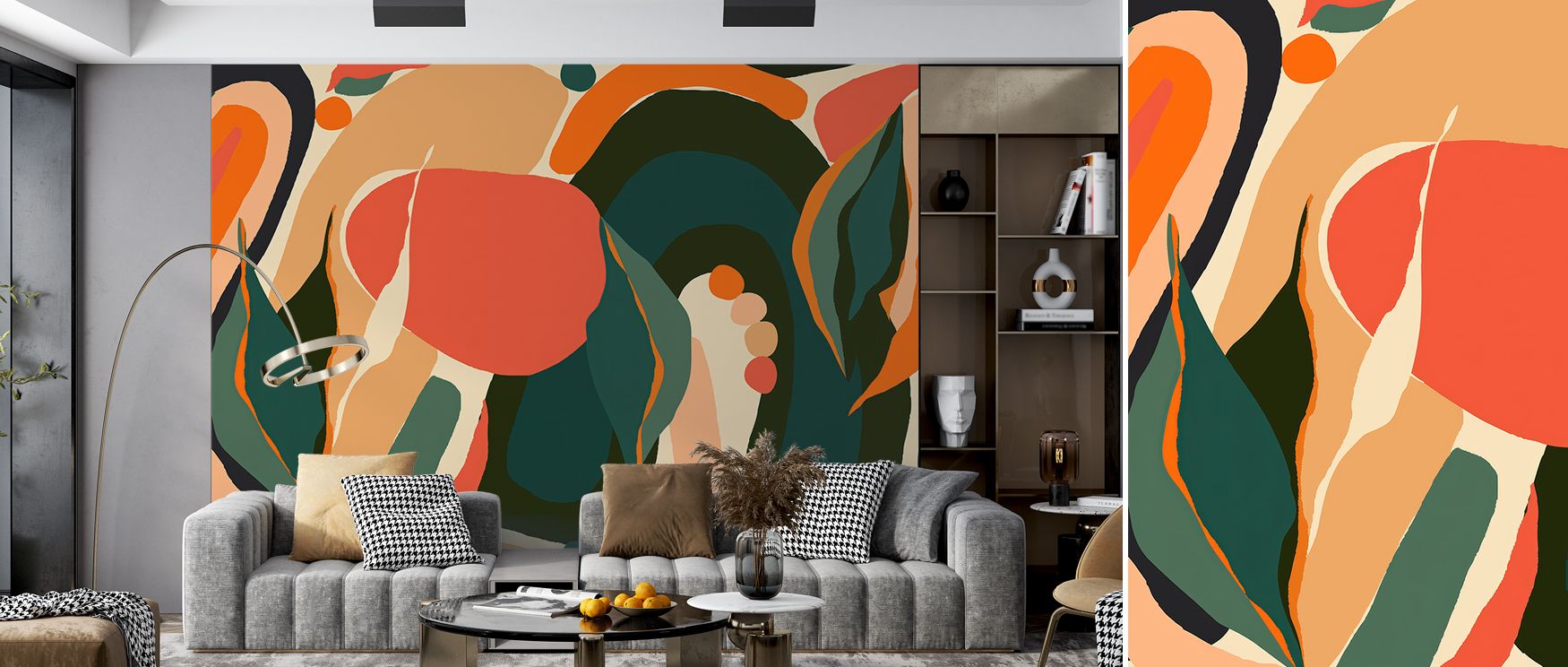 Grounded warmth defines the Palm Desert Wallpaper, where palm motifs ascend in rhythm across soft desert shades. The imagery evokes expansiveness, filling walls with clarity. Each form suggests gentle swaying, offering interiors tranquility. Perfect for o
