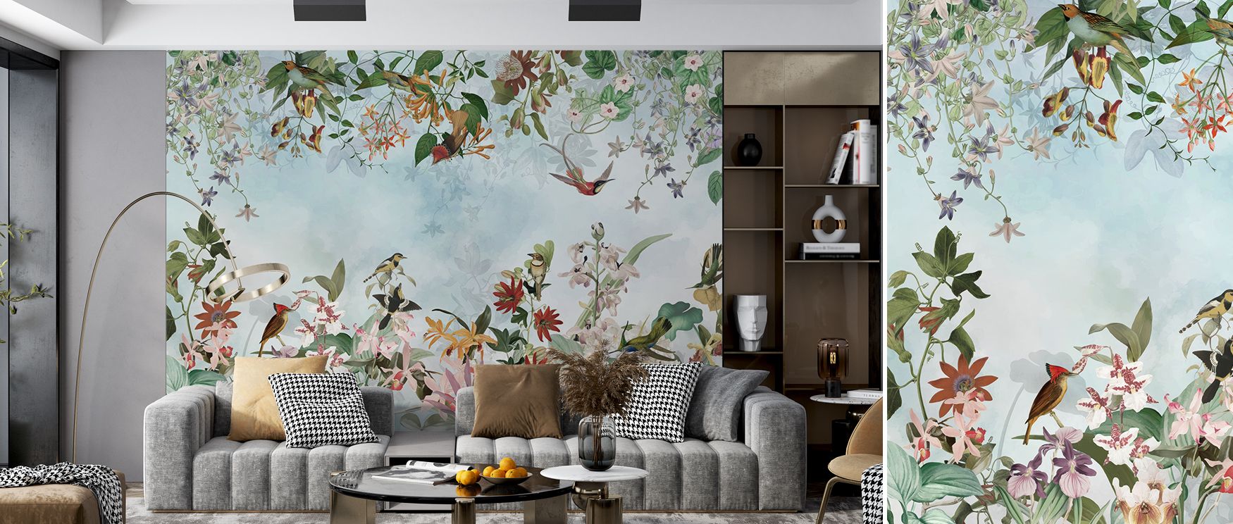 The Paradise View Blue Wallpaper enriches interiors with scenic blue tones that create rhythm across tranquil backdrops. Each detail radiates clarity, suggesting openness. The design enhances atmosphere, turning walls into expressive horizons of calm para