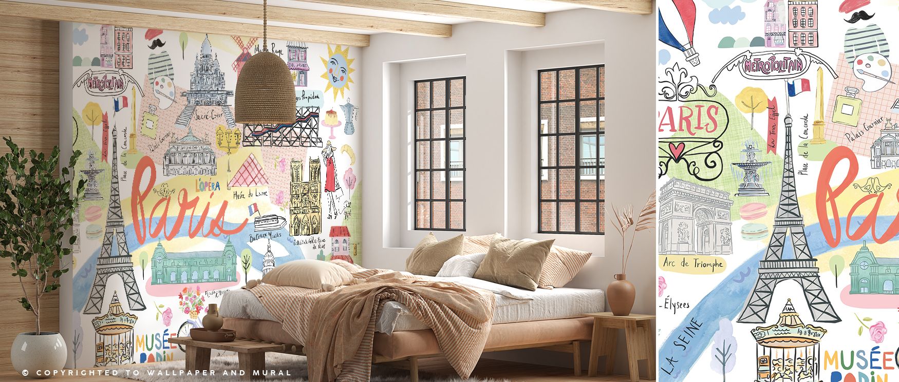 Paris Essentials Wallpaper radiates cultural rhythm through motifs inspired by Parisian artistry, their forms layered upon subtle tones. Each detail conveys elegance, enriching interiors with balance. The design captures timeless charm, turning walls into