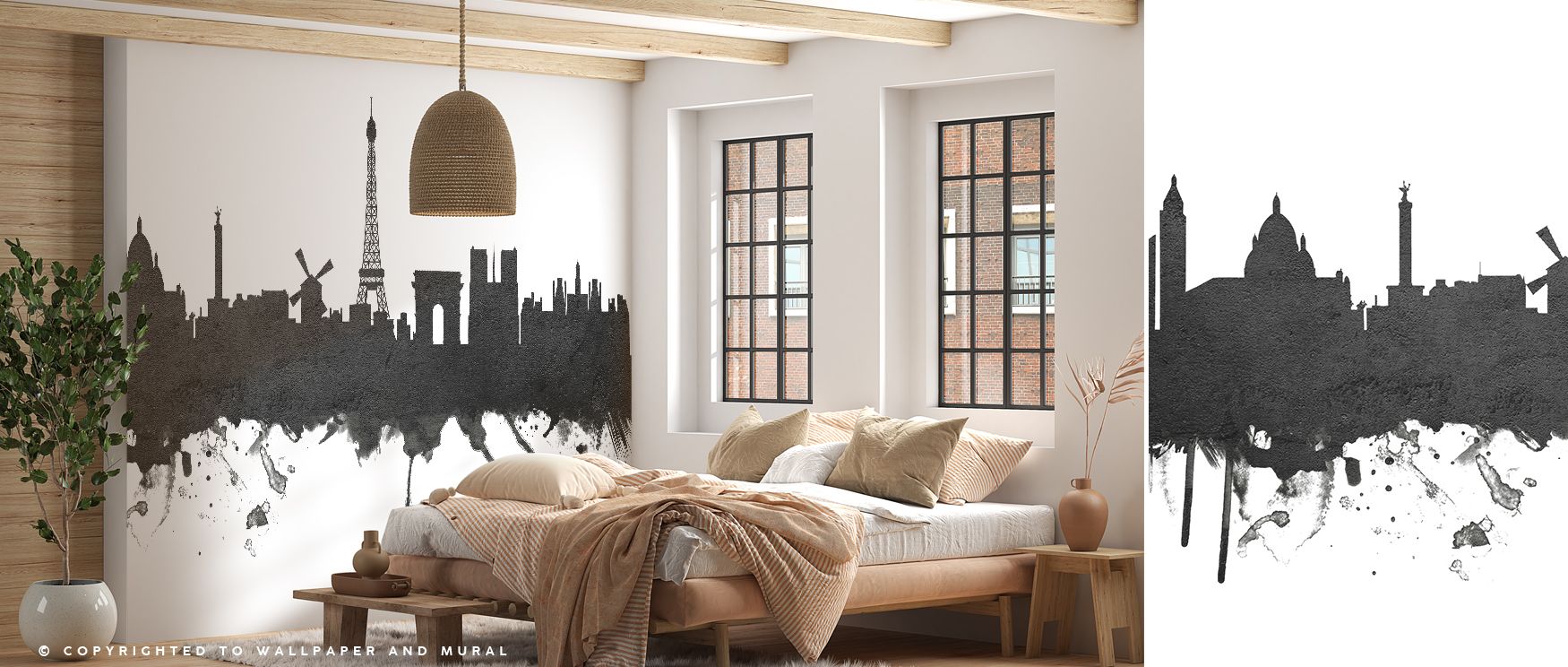 The Paris Skyline Black & White Wallpaper unfolds as a horizon of culture where iconic silhouettes stand gracefully in monochrome contrast. Each form enriches atmosphere with balance, evoking heritage and artistry. The design radiates calm presence, trans