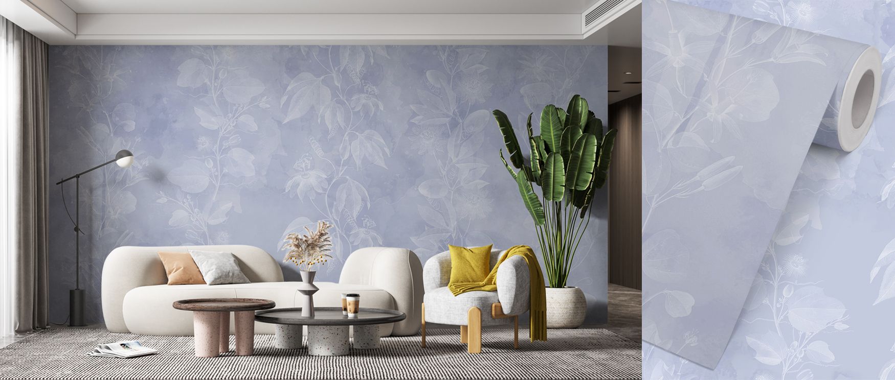 The Pastal Blue Floral Wallpaper conveys natural refinement through floral motifs scattered across gentle backdrops. Each element radiates clarity and balance, enriching interiors with serenity. The design reflects floral grace, turning walls into express