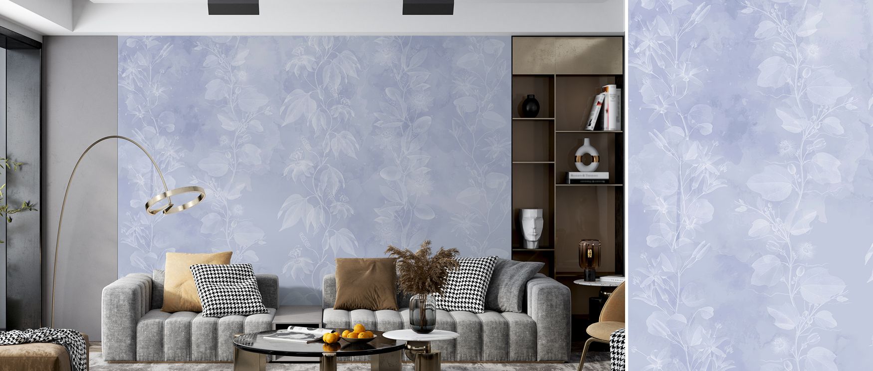 The Pastal Blue Floral Wallpaper radiates calm clarity through motifs that bloom across tranquil backdrops. Each flower enriches atmosphere with charm and serenity. The design reflects elegance, turning walls into canvases filled with balance. Suitable fo