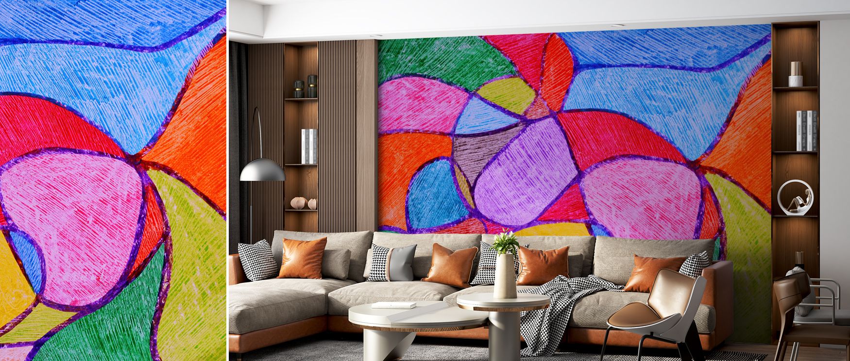 The Patchwork Field Wallpaper reflects rustic artistry through patterns layered in rhythm across textured backdrops. Each detail conveys warmth, enriching interiors with comfort and refinement. The design radiates charm, making walls expressive with cultu