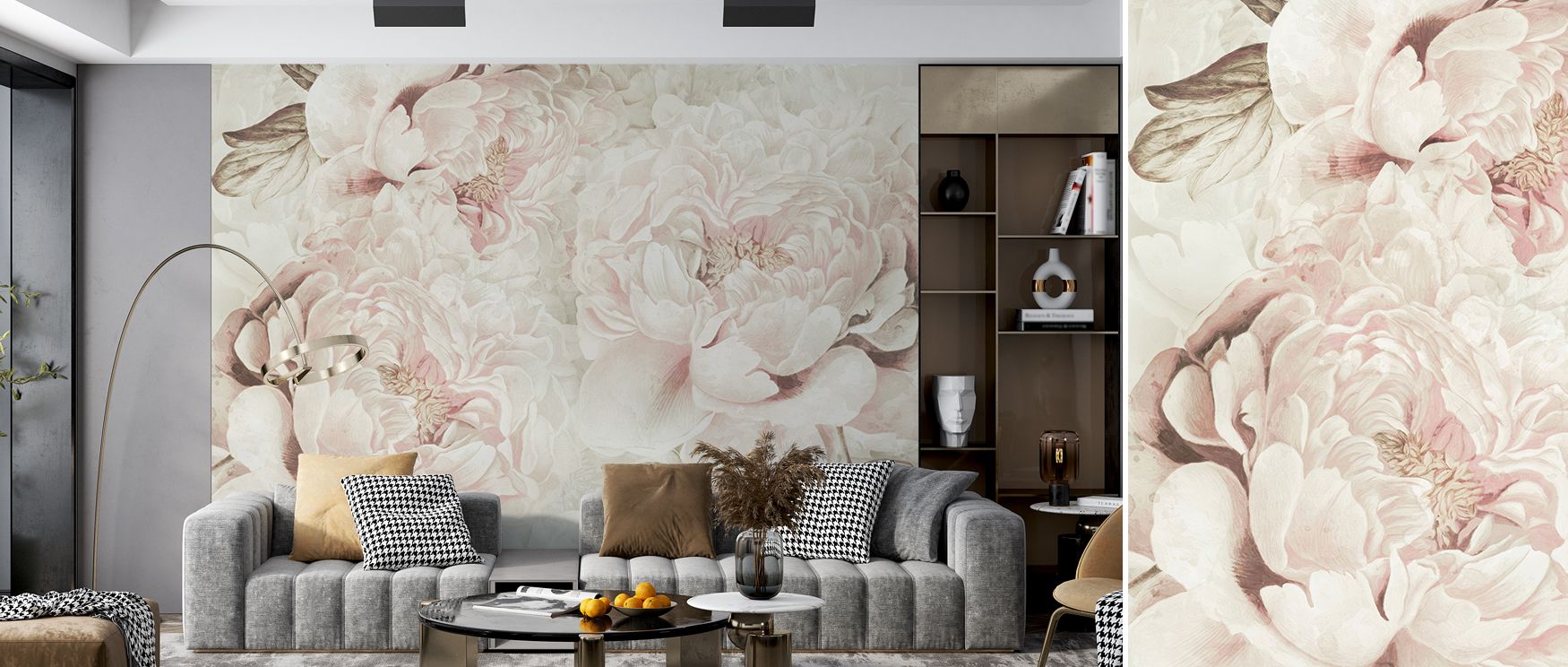 Charm resonates in the Pions Dream Wallpaper, where peony motifs bloom with refinement across serene tones. Each detail conveys elegance, enriching atmosphere with rhythm. The design reflects floral grace, turning walls into canvases of serenity. Perfect 