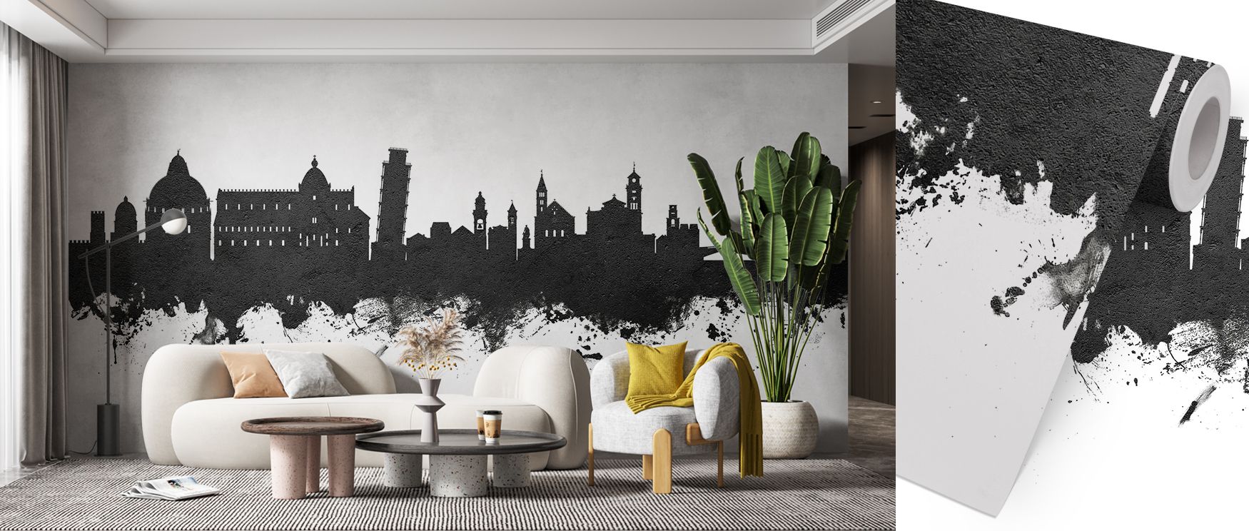 Heritage charm defines the Pisa Italy Skyline Black & White Wallpaper, where city motifs rise with rhythm across monochrome surfaces. Each detail conveys refinement, enriching atmosphere with balance. The design reflects artistry, turning walls into expre