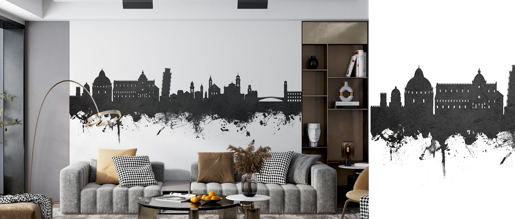 Elegance emerges in the Pisa Italy Skyline Black & White Wallpaper, where monochrome tones highlight silhouettes with rhythm. Each detail conveys refinement, enriching atmosphere with cultural pride. The design radiates clarity, turning walls into horizon