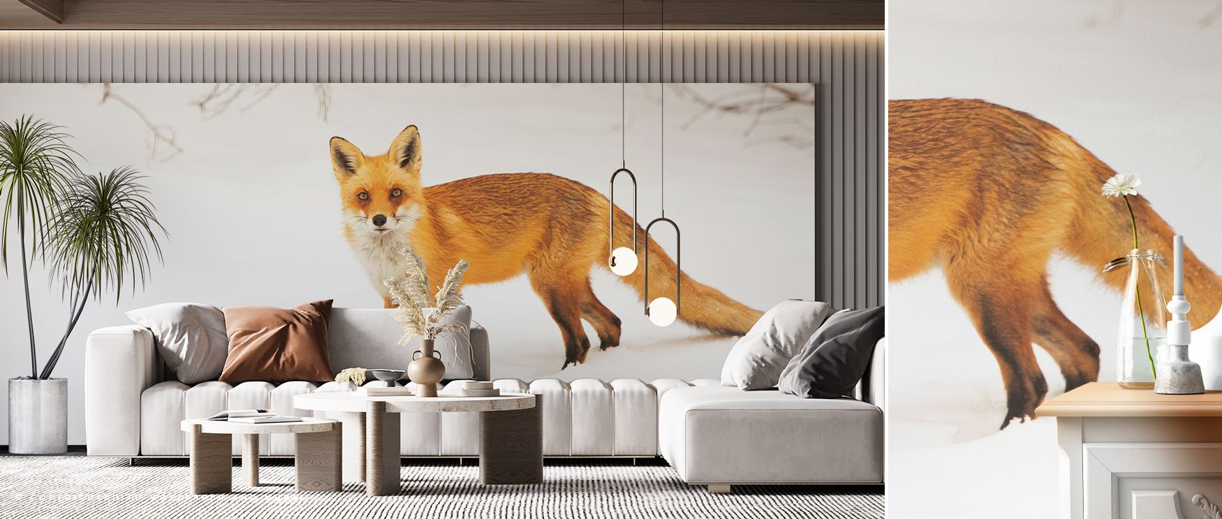 Through rich tones, the Red Fox IV Wallpaper evokes woodland elegance. Bedrooms or offices gain vibrancy from its lively forms, where fox imagery inspires balance. Each pattern creates depth, sustaining rhythm and harmony. 