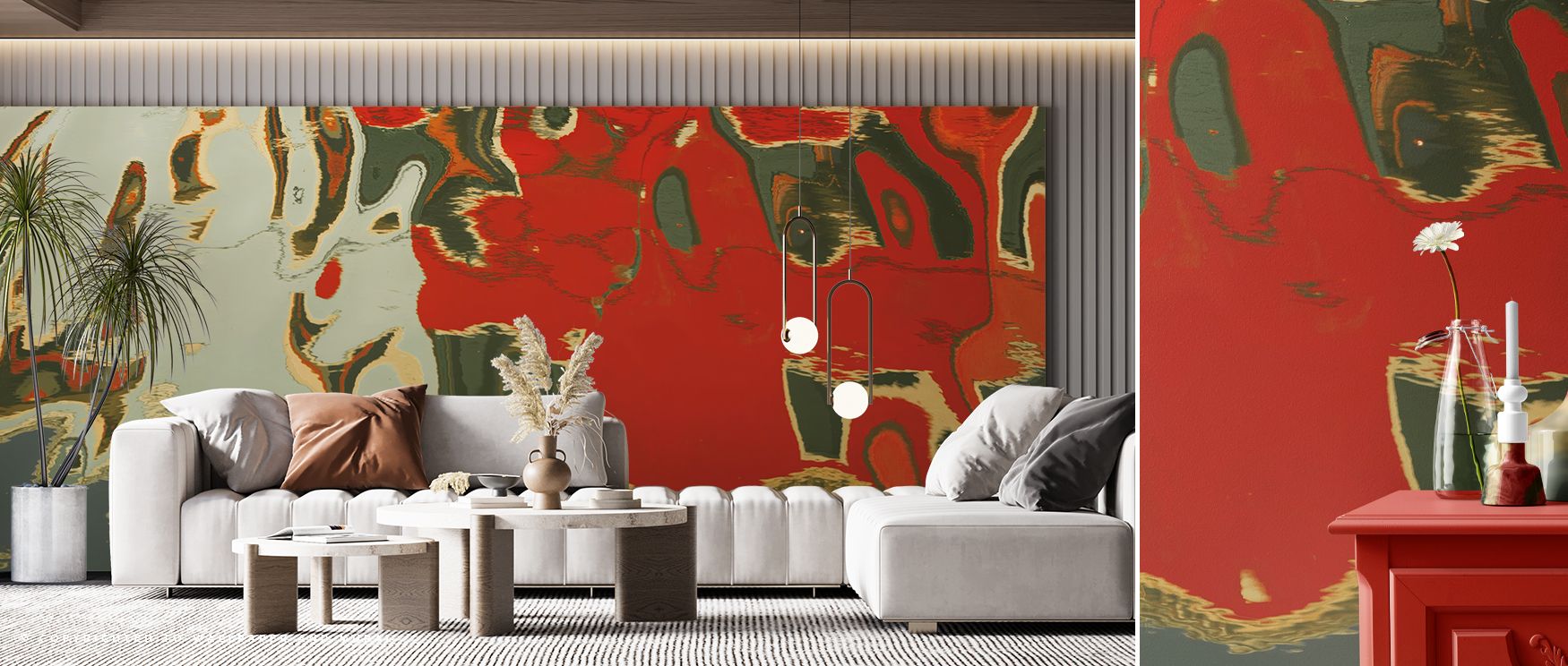 The Reflections of Burano V Wallpaper radiates cultural vitality, where canals carry painted facades into imagery alive with balance. Offices or bedrooms gain presence through its Mediterranean hues. Each reflection sustains rhythm, enriching interiors wi