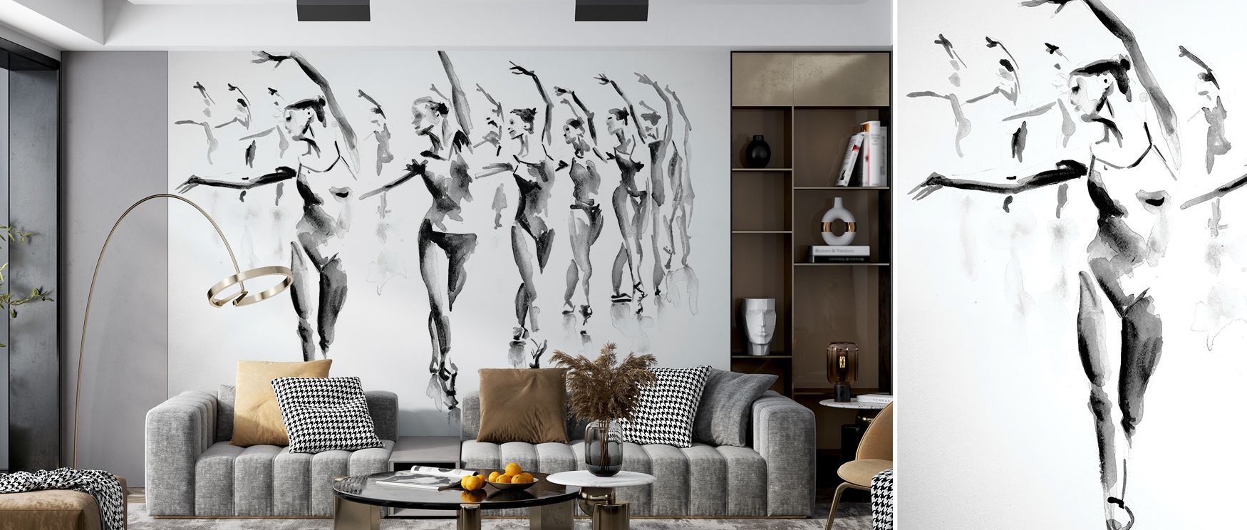 Rehearsal Wallpaper communicates creative sophistication through motifs layered across muted palette. Its impression sustains refinement, enriching interiors with rhythm and balance. The design adapts seamlessly, suiting varied décors. Bedrooms, living ro
