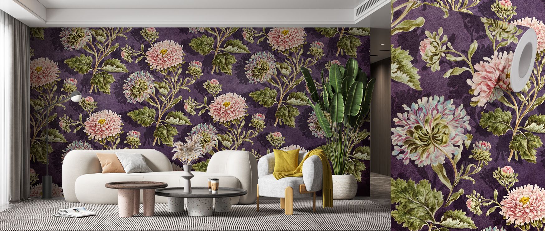 Royal Bouquet Wallpaper reflects artistry through floral arrangements layered in tones of grace and charm. Its impression enriches interiors, offering calm beauty without heaviness. This design adapts seamlessly across varied décors, blending refinement w