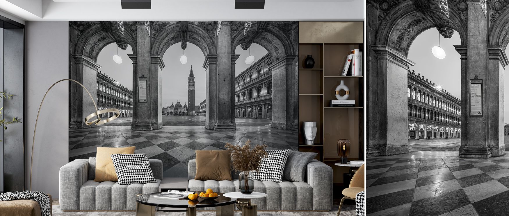 San Marco Views Wallpaper reflects Venetian artistry through muted palette of layered architecture. Its impression sustains calm refinement, enriching interiors naturally. Bedrooms, offices, and living rooms gain inspiration from its influence, which sust