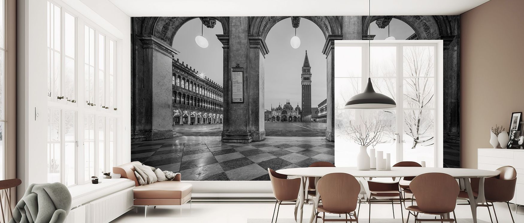San Marco Views Wallpaper enriches interiors with Venetian motifs layered in muted palette. Its impression sustains refinement, enriching spaces with calm atmosphere. Bedrooms, offices, and living rooms benefit from its influence, which sustains creativit