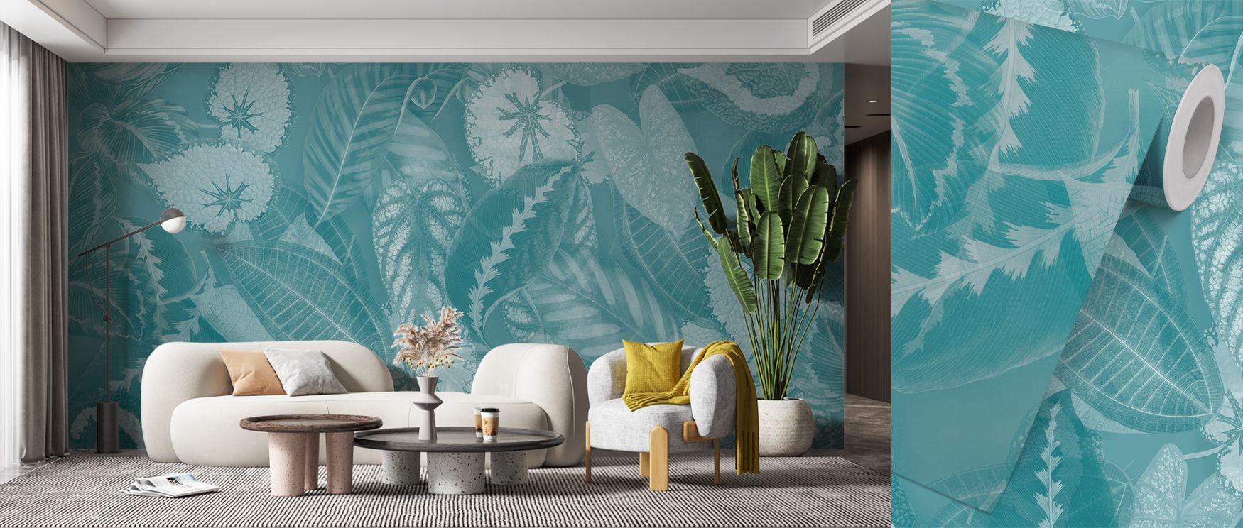 Secret Leaves Wallpaper reflects natural grace through foliage patterns layered in muted tones. Its impression conveys refinement, enriching interiors with calm balance. Bedrooms, offices, and living rooms all benefit from its influence, which sustains cr
