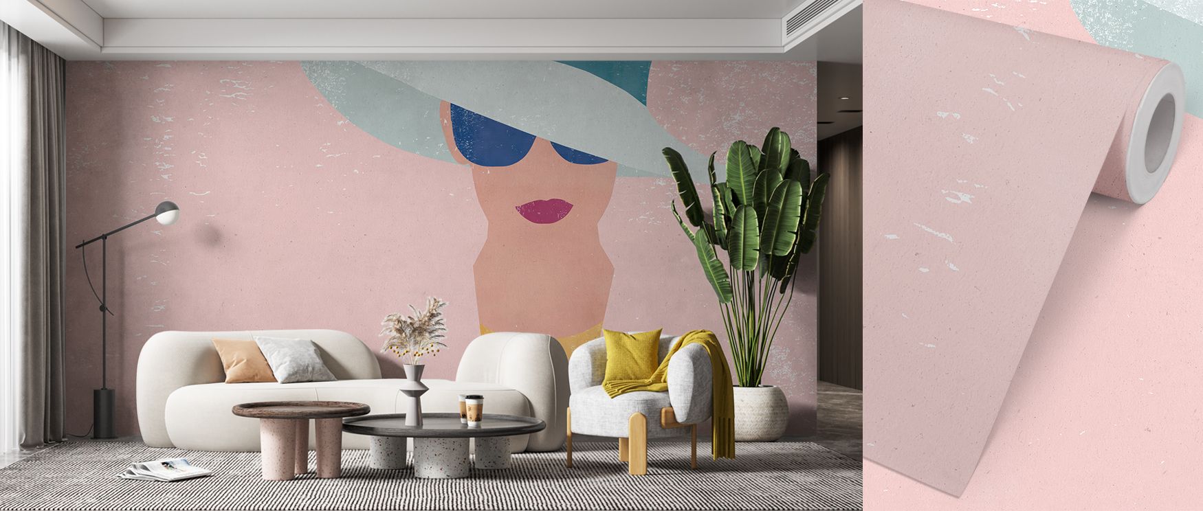 Semi Vision Wallpaper reflects refinement through abstract shapes layered delicately in muted palette. Its impression sustains calm resonance, enriching interiors naturally. Bedrooms, offices, and living rooms all benefit from its influence, which sustain