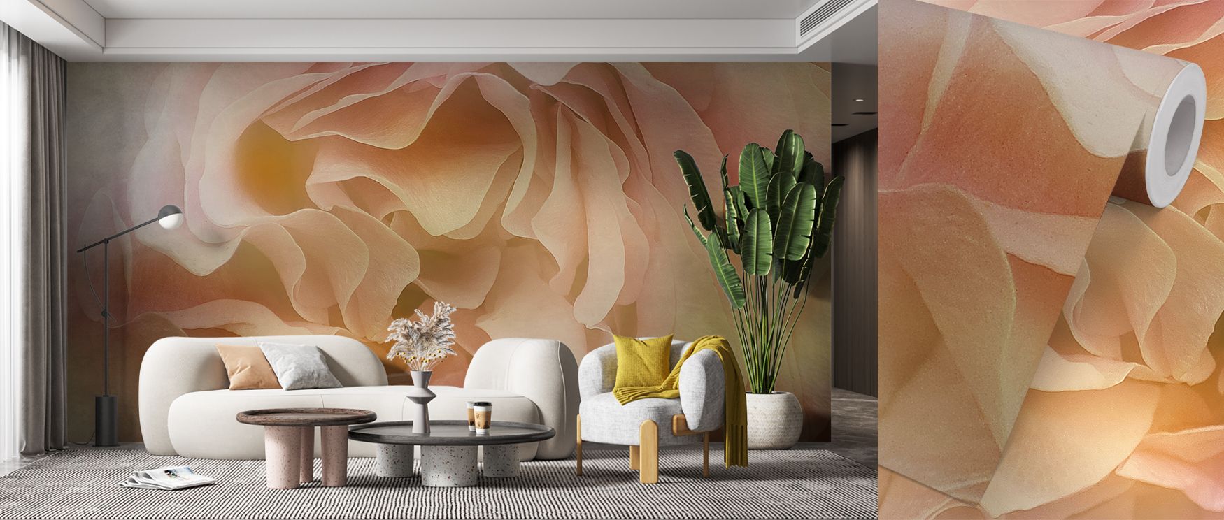 Soft Petals Wallpaper reflects elegance through muted palette of layered blossoms. Its impression conveys calm resonance, enriching interiors with charm. Bedrooms, offices, and living rooms benefit from its influence, which sustains creativity daily. Its 