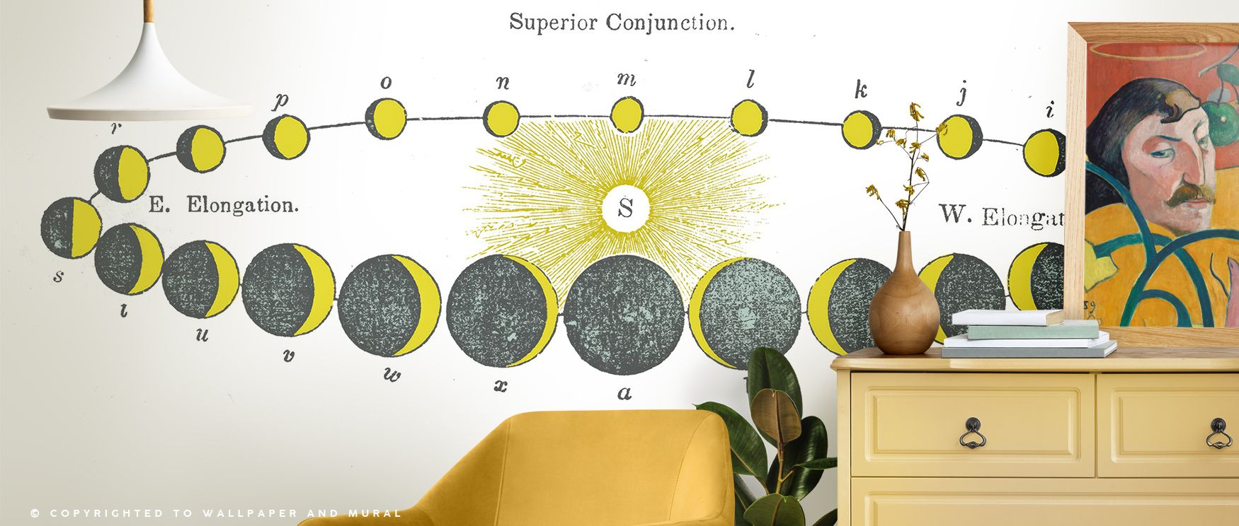 Solar Venus Light Wallpaper reflects sophistication through muted tones layered with cosmic motifs. Its impression sustains calm resonance, enriching interiors naturally. Bedrooms, offices, and living rooms benefit from its influence, which sustains creat