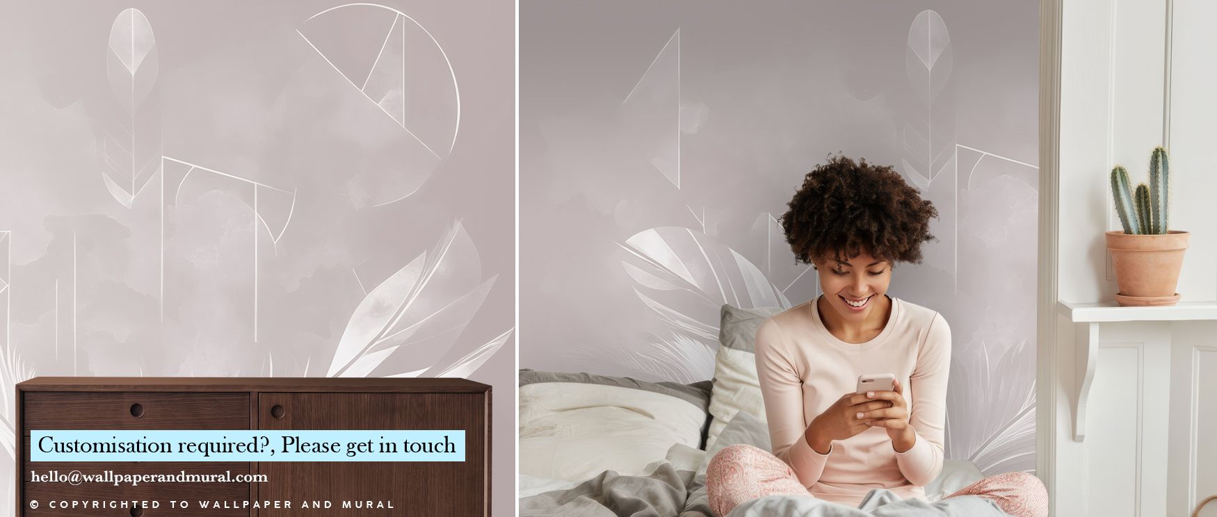Solid Feather Geometry Warm Wallpaper communicates balance through geometric patterns layered in muted palette. Its impression sustains refinement, enriching interiors naturally. Bedrooms, offices, and living rooms benefit from its influence, which sustai