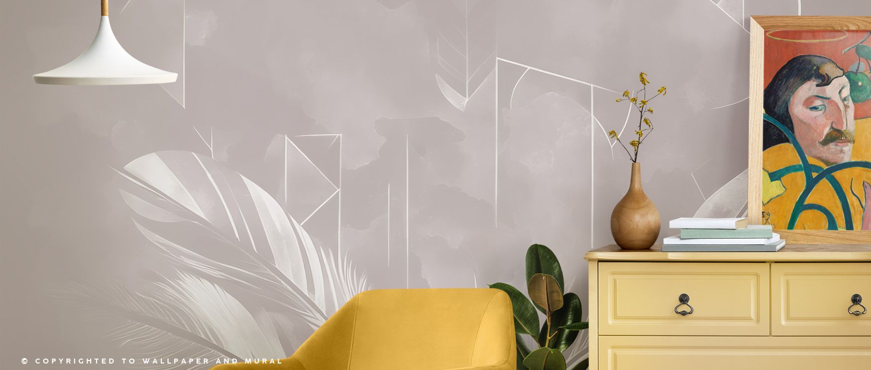 Solid Feather Geometry Warm Wallpaper communicates charm through feather-inspired patterns layered in muted palette. Its impression sustains refinement, enriching interiors naturally. Bedrooms, living rooms, and offices gain inspiration from its influence