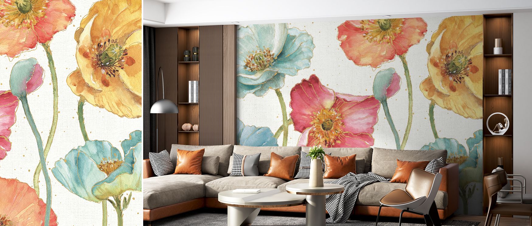 Seasonal imagery within Spring Softies Wallpaper unfolds gently across walls, its blossoms arranged with subtle charm, creating atmosphere that enhances bedrooms, offices, or living rooms with floral beauty, offering calm expression that sustains interior
