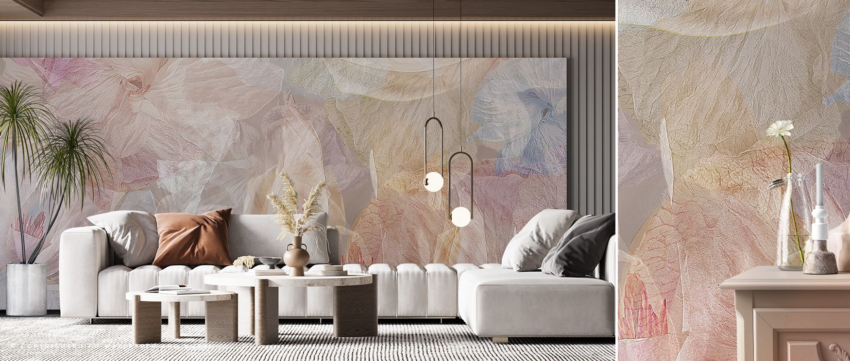 Spirals woven into Spring Tourbillion Wallpaper shape compositions of depth that captivate attention, where lines radiate movement that fills offices, bedrooms, or living rooms with energy and refinement, offering decorative presence that feels modern and