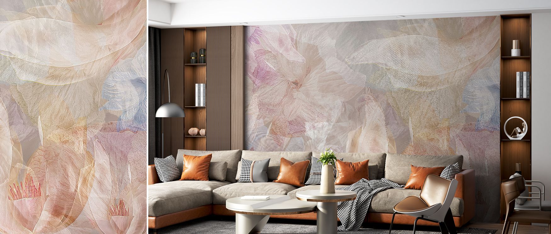Visual motion defines Spring Tourbillion Wallpaper, its swirling layers creating rhythm that expands across walls with elegance, shaping living rooms, bedrooms, or offices into spaces filled with lively artistry and imaginative decorative character. 