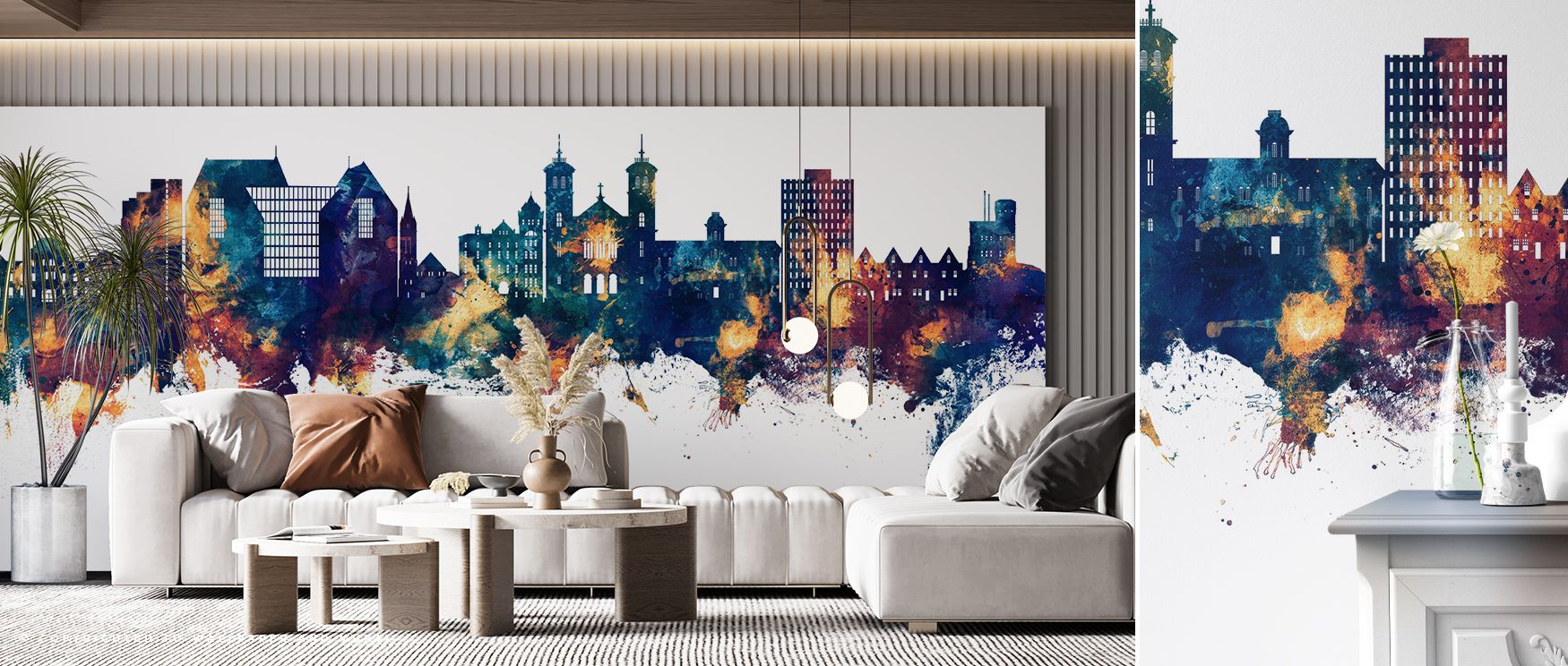 In St John’s Skyline Wallpaper, Canadian heritage becomes decorative artistry, where contrasting tones elevate architectural detail, producing interiors filled with cultural beauty, shaping offices, bedrooms, or living rooms with timeless modern refinemen