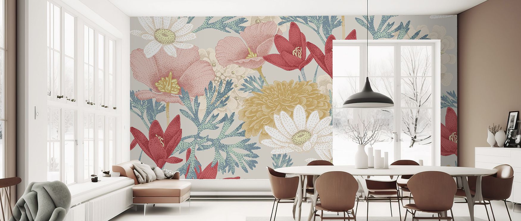 Across the surface, Summer Composition Wallpaper feels alive with warmth, where textures echo the brilliance of long days, enriching offices, bedrooms, or living rooms with radiant charm and dynamic expression. 