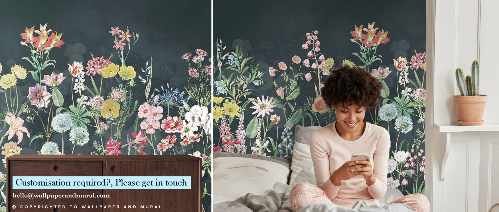 Summer Meadow Wallpaper conveys calm charm of nature as meadows unfold in rhythm, enriching bedrooms or living rooms with atmosphere of decorative artistry, balance, and vibrancy that feels timeless and serene. 
