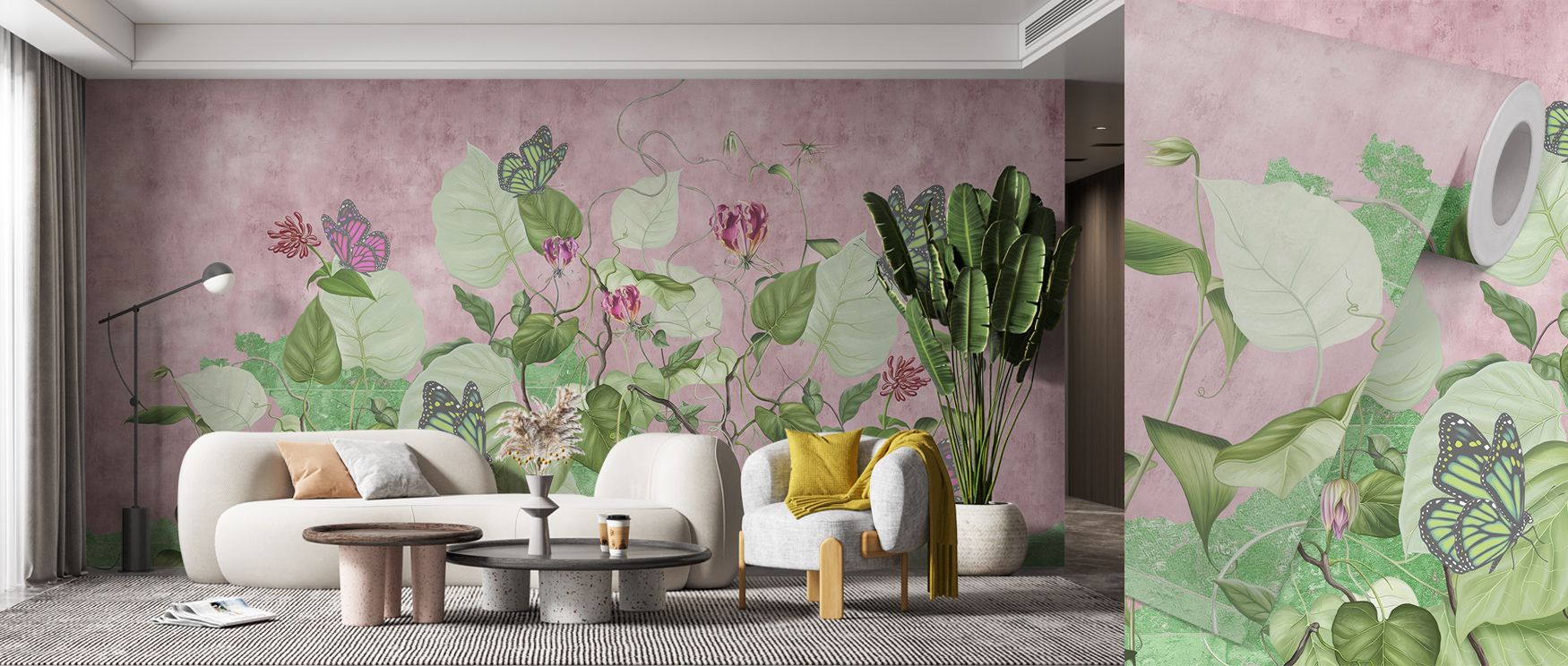 In The Butterfly Effect Wallpaper, butterflies appear with rhythmic balance, enriching bedrooms or offices with atmosphere of whimsical charm, decorative refinement, and timeless artistry that feels vibrant and graceful. 