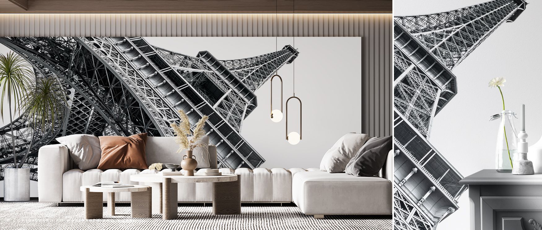 Iconic beauty defines the Magnificent Eiffel Tower Paris Wallpaper, which transforms walls into cultural expressions of elegance. Its detail enhances bedrooms or living rooms with warmth and sophistication, reflecting timeless Parisian style. 