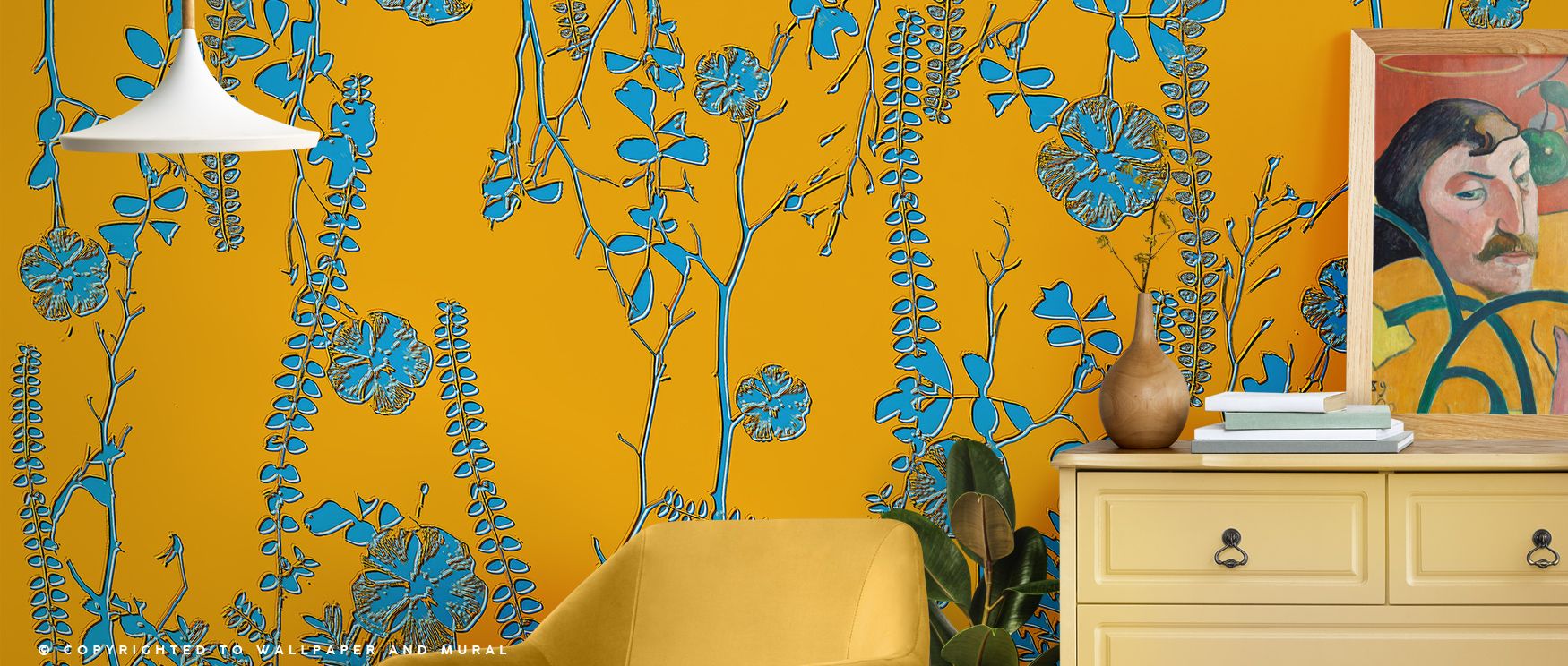 The Thin Spring Trees Nature Inspired Wallpaper expresses peace through delicate branches that build harmony. Interiors glow with charm, bedrooms and living rooms gaining natural imagery. Atmosphere becomes refined and serene, enriched with elegance and q