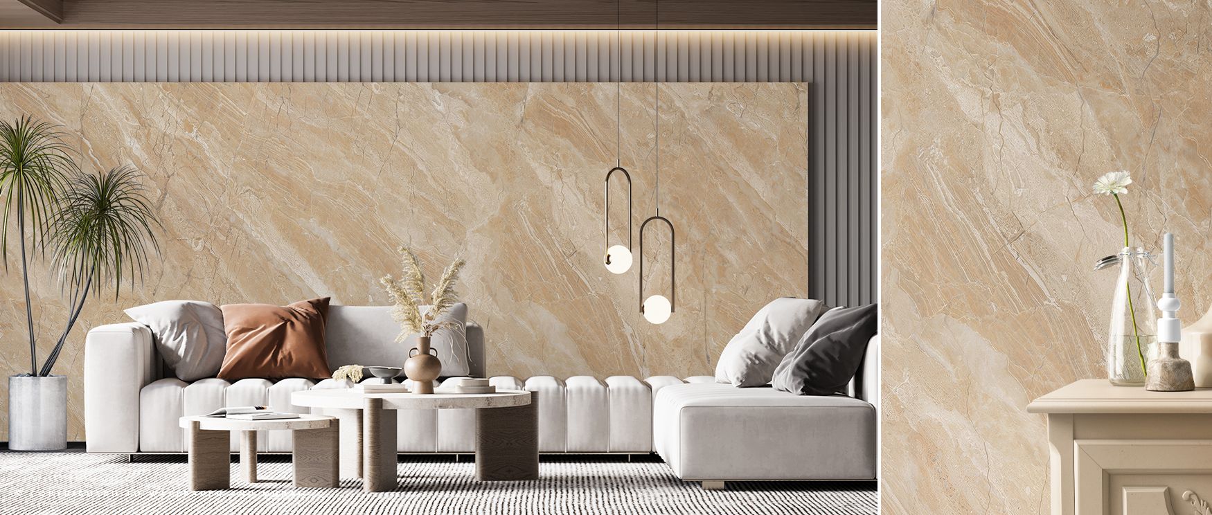 Within Travertino Natural Stone Texture Wallpaper, gentle transitions create visual balance that enriches interiors with cultured elegance. The stone-inspired design captures natural calm, making walls radiant with quiet charm. This decorative presence tu