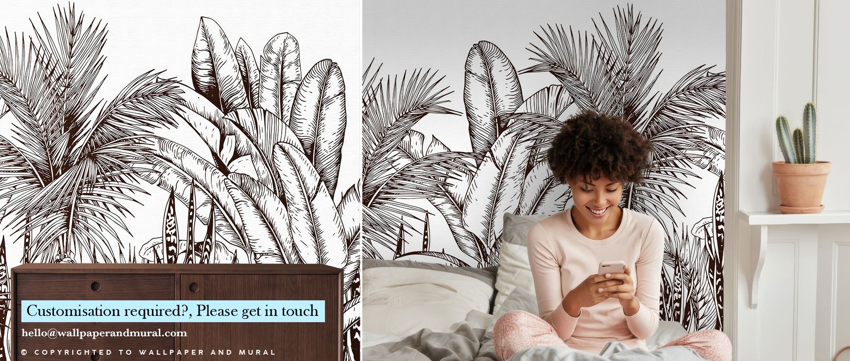 Radiance flows within Tropical Palm Forest Nature Charm Wallpaper as palm forests rise with graceful strength. The layered design enhances atmosphere, enriching walls with brilliance. Interiors glow with vitality and charm, transforming bedrooms or lounge