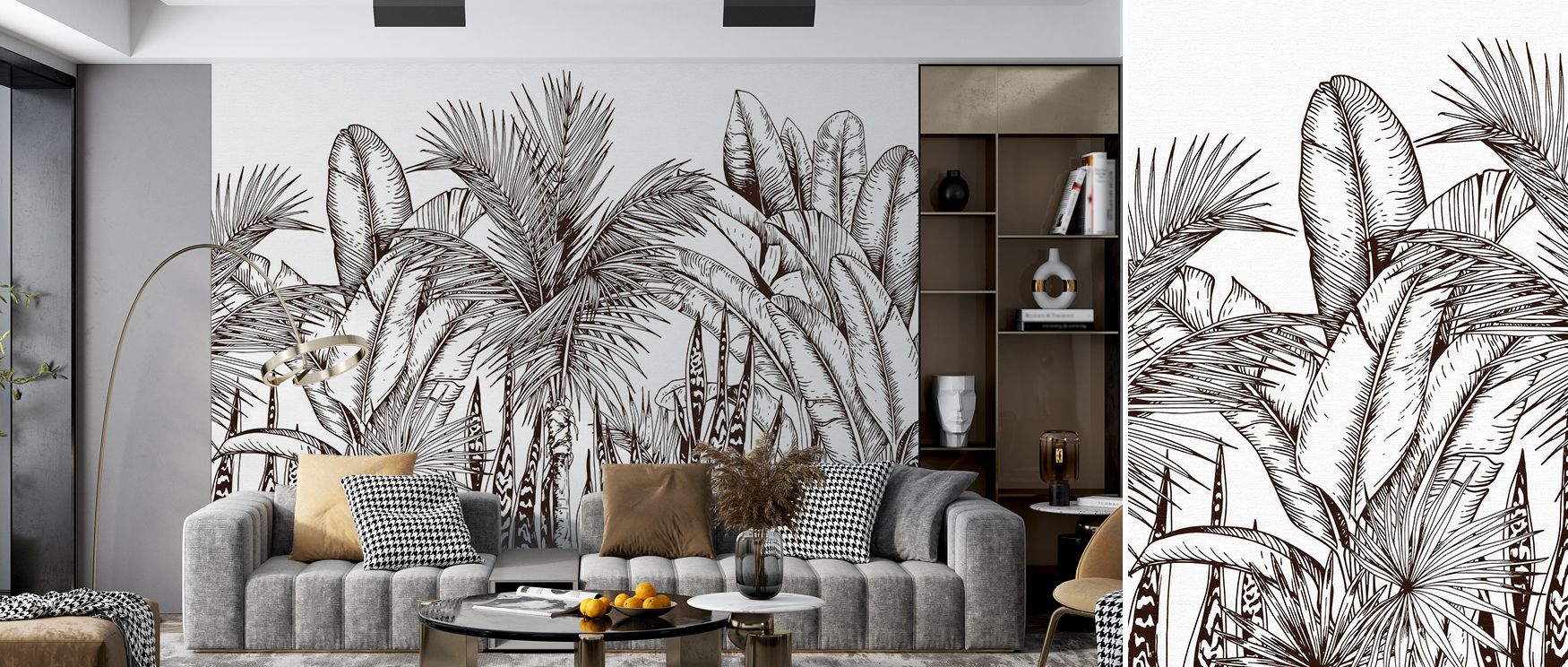 The Tropical Palm Forest Nature Charm Wallpaper enhances interiors with bold palm forests flowing across surfaces. Each layer creates atmosphere filled with vibrancy, enriching walls with brilliance. Bedrooms or lounges glow with decorative refinement, tu