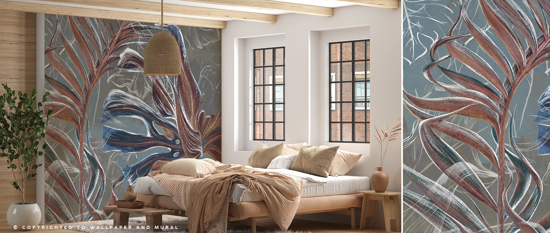 Underwater Collages Aquatic Scenes Wallpaper embodies balance as aquatic motifs stretch gracefully across surfaces. Each element enriches atmosphere with serenity, creating decorative brilliance. Interiors glow with refinement, offering lounges or bedroom