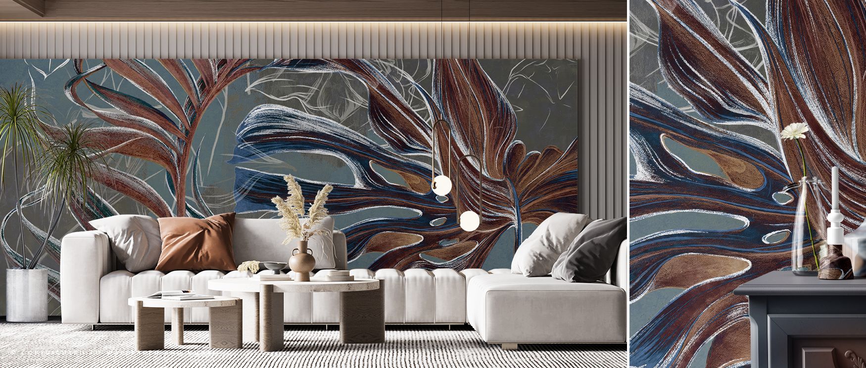 Underwater Collages Aquatic Scenes Wallpaper reveals calm brilliance as aquatic motifs drift across surfaces in balance. Each detail enriches atmosphere with artistry, creating walls alive with serenity. Interiors glow with refinement, offering bedrooms o
