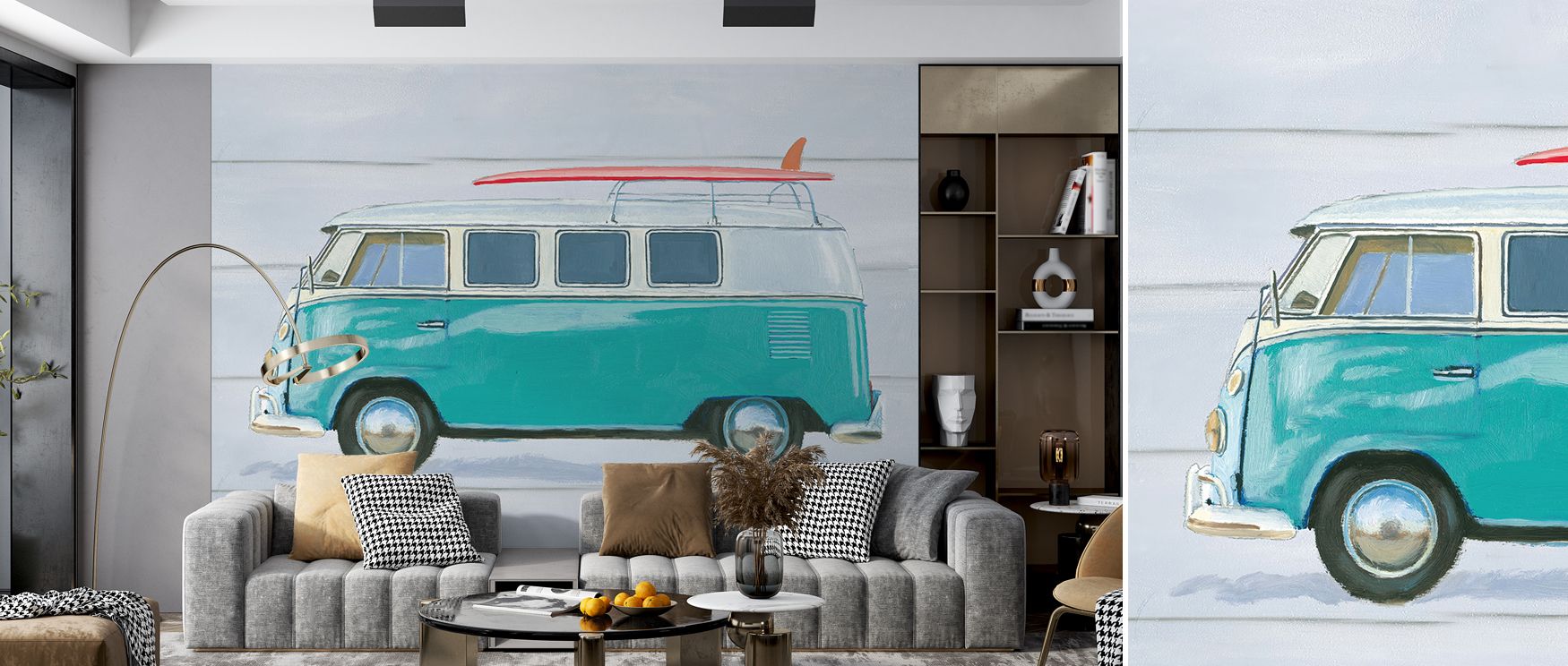 The Van Life Adventurous Journey Wallpaper glows with artistry as vans appear across softened horizons. Each image enhances atmosphere with refinement, making interiors glow with brilliance. Bedrooms or offices gain cultivated decorative presence filled w