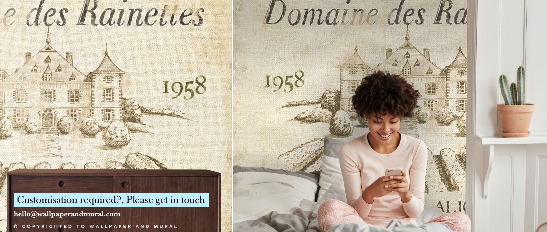 The Vin Rainettes Vintage Pattern Wallpaper radiates artistry as patterns spread in balanced rhythm across softened tones. Each motif enriches atmosphere with refinement, turning walls into cultivated landscapes. Bedrooms or offices glow with decorative b
