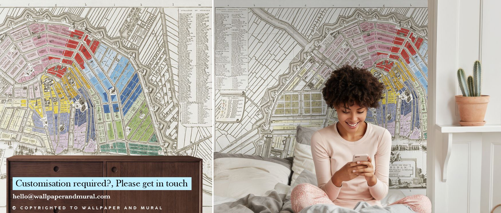 The Vintage Amsterdam Map 1795 Historical Wallpaper radiates sophistication as cartography extends in balance across muted tones. Each line enriches atmosphere with artistry, creating walls filled with brilliance. Interiors glow with refinement, offering 